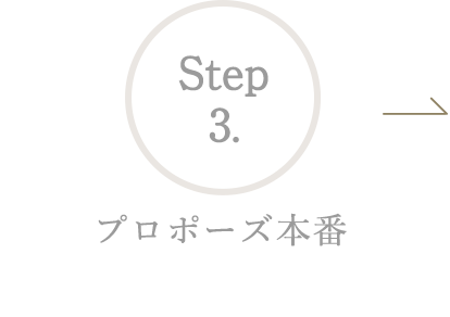 Step3.プロポーズ本番